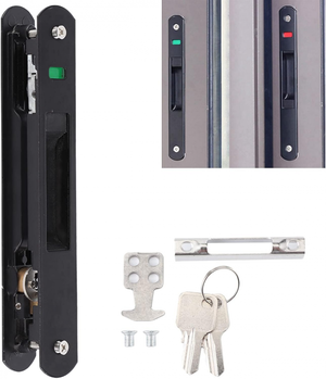 Lot De 2 Loquets De Porte Magnétiques Ultra-Minces - Fermeture Puissante Pour Armoires Et Portes Coulissantes