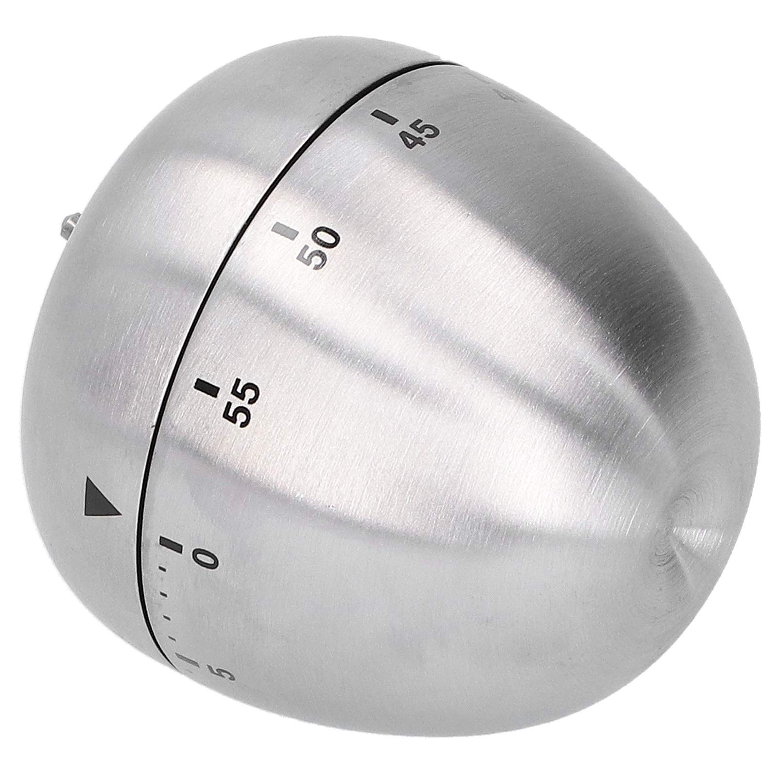 Zenker 41894 Minuteur Mécanique En Forme D'Oeuf - Timer Cuisine Bleu, 60 Minutes, Soft Touch