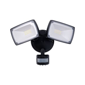 Projecteur mural double LED extérieur avec capteur PIR 30W - 4000K - IP54