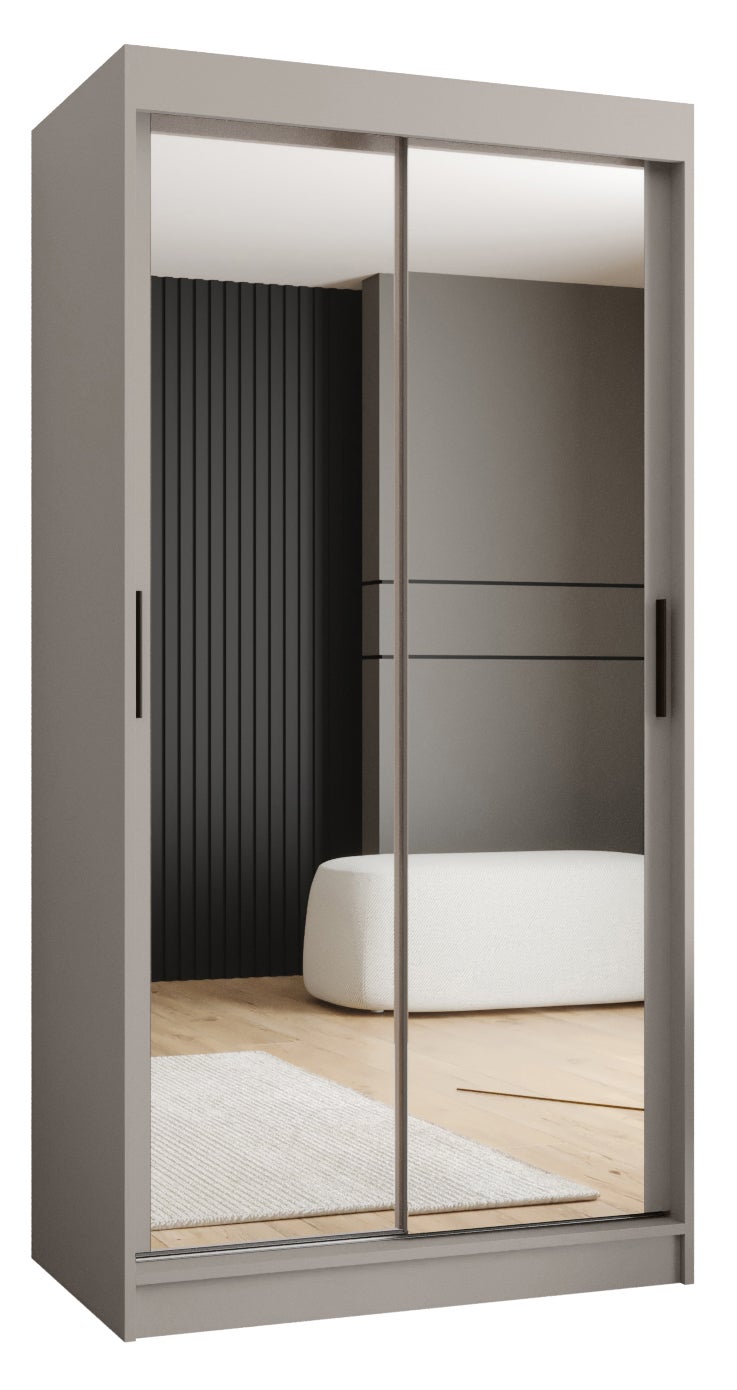 Szafa przesuwna garderoba RUBINO T3 100 x 62 x 200 cm Kaszmir