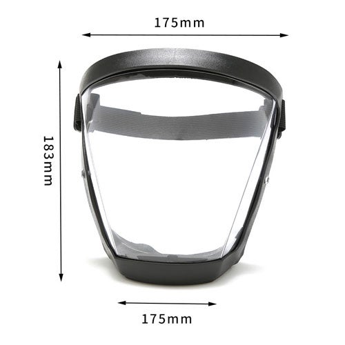 Masque de protection transparent haute définition anti-éclaboussures de protection du travail lunettes d'équitation - 4