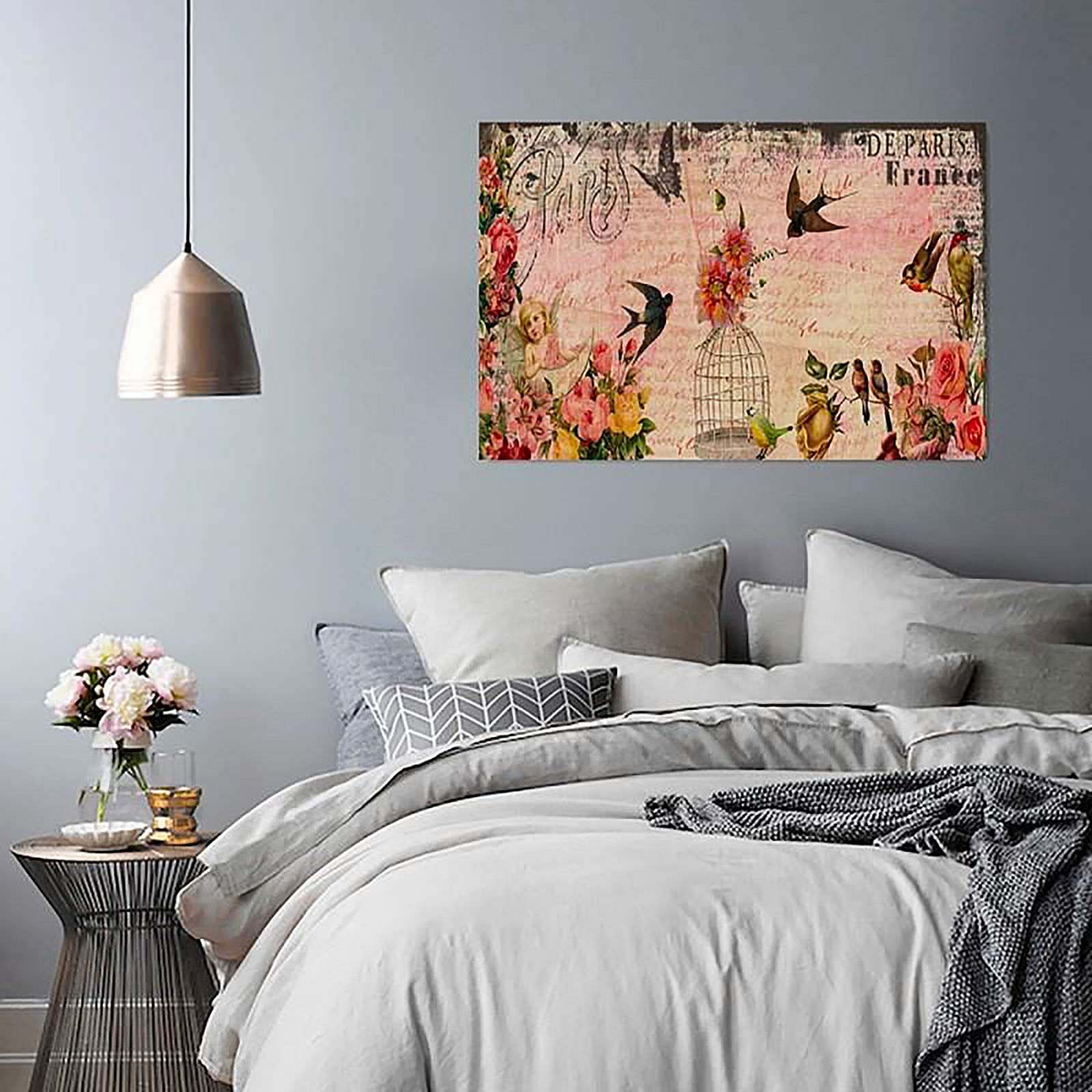 Tableau carte paris - 100 x 70 cm - 5