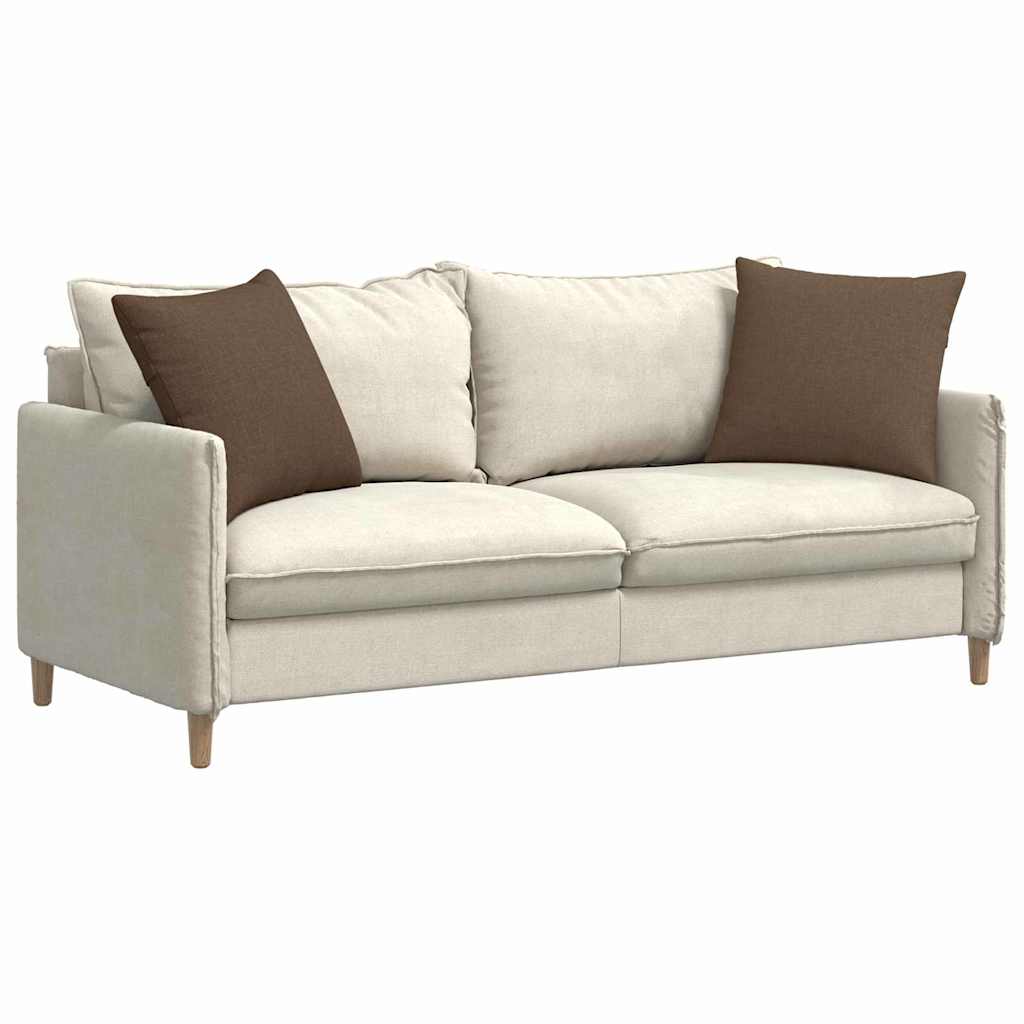 Coussins de canapé 2 pcs Marron 50 x 50 cm tissu vidaXL - 4
