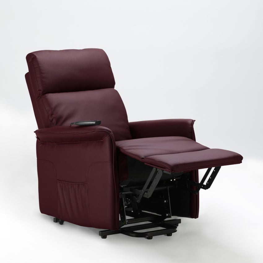 Fauteuil relax électrique avec releveur et roulettes arrière Amalia - 4