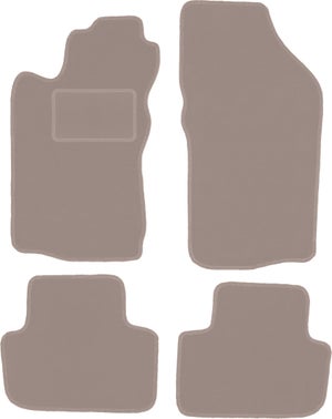 Universali Tappetini Auto, Colore Beige Solido