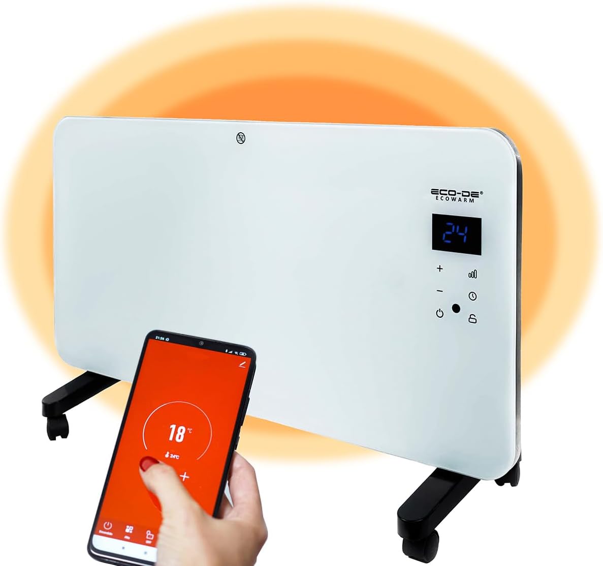 ECODE® ECOWARM Radiateur Électrique Basse Consommation, avec APP via — free download