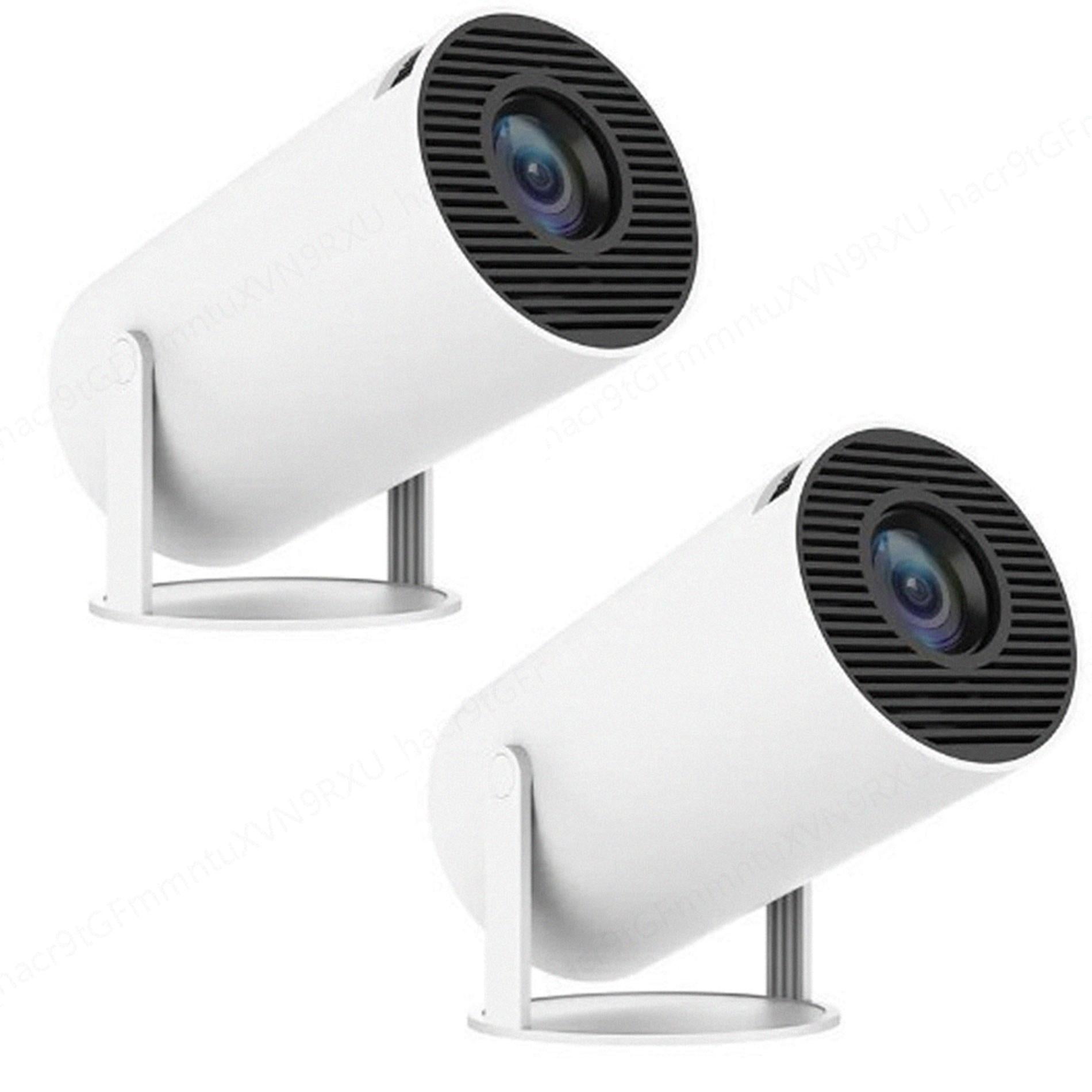 Proyector ultracompacto hy300pro-1080p hd 4k-260 lúmenes ansi-rotación 180°-corrección trapezoidal automática-2 unidades generique