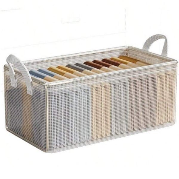 Boîte Rangement 28 Compartiments VBS - Organisation Bijoux Ou Bricolage - 34.5x21.5x4.5cm
