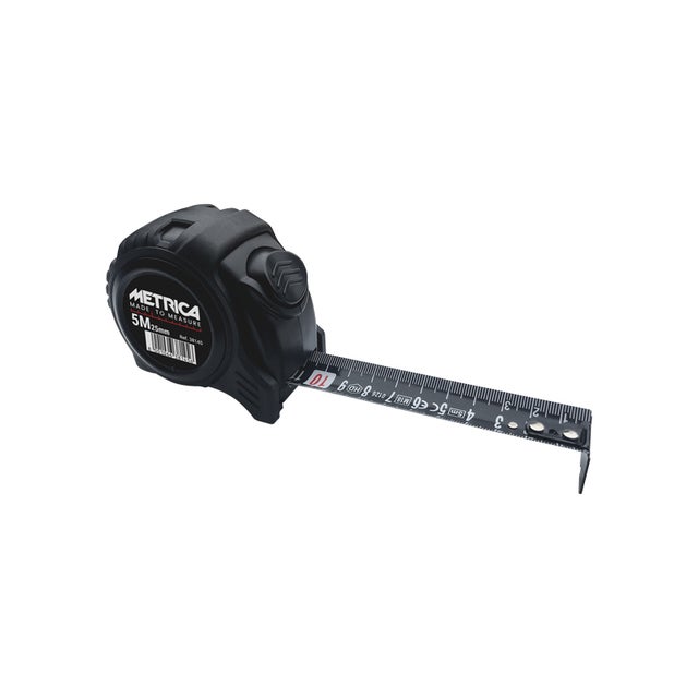 FLEXÓMETRO ALL BLACK 5 m X 25 mm - 38145D - Metrica