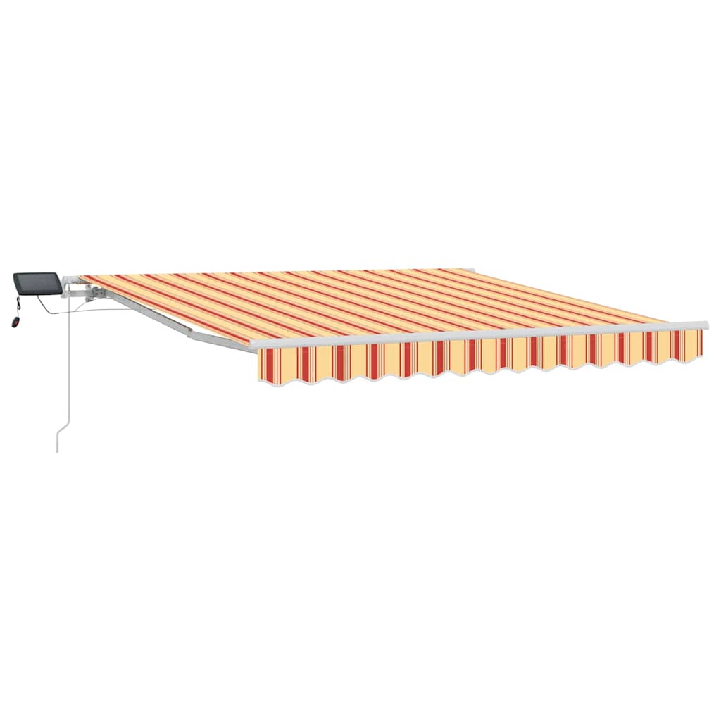Toldo parasol | toldo retráctil with manual amarillo y naranja 300 x 250 cm