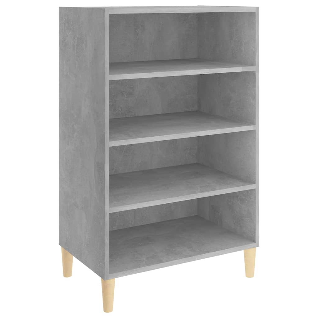 Vidaxl  Aparador De Madera Contrachapada Hormigón 57X35x90 Cm V9341 Unico / Gris , Leroy Merlin