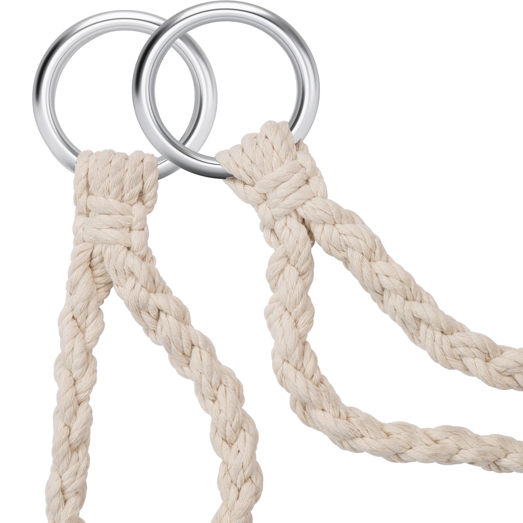 Tectake Fauteuil suspendu Samira - beige - 3