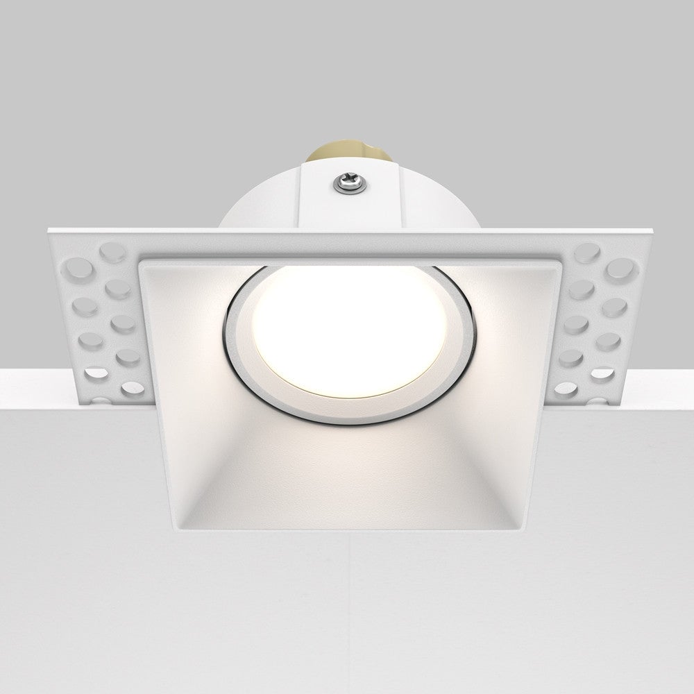 Oprawa sufitowa wpuszczana podtynkowa Dot biała 1xGU10x50W kwadratowa IP20 wym: 4,2 x 9 x 11,2 cm aluminium Maytoni - 5