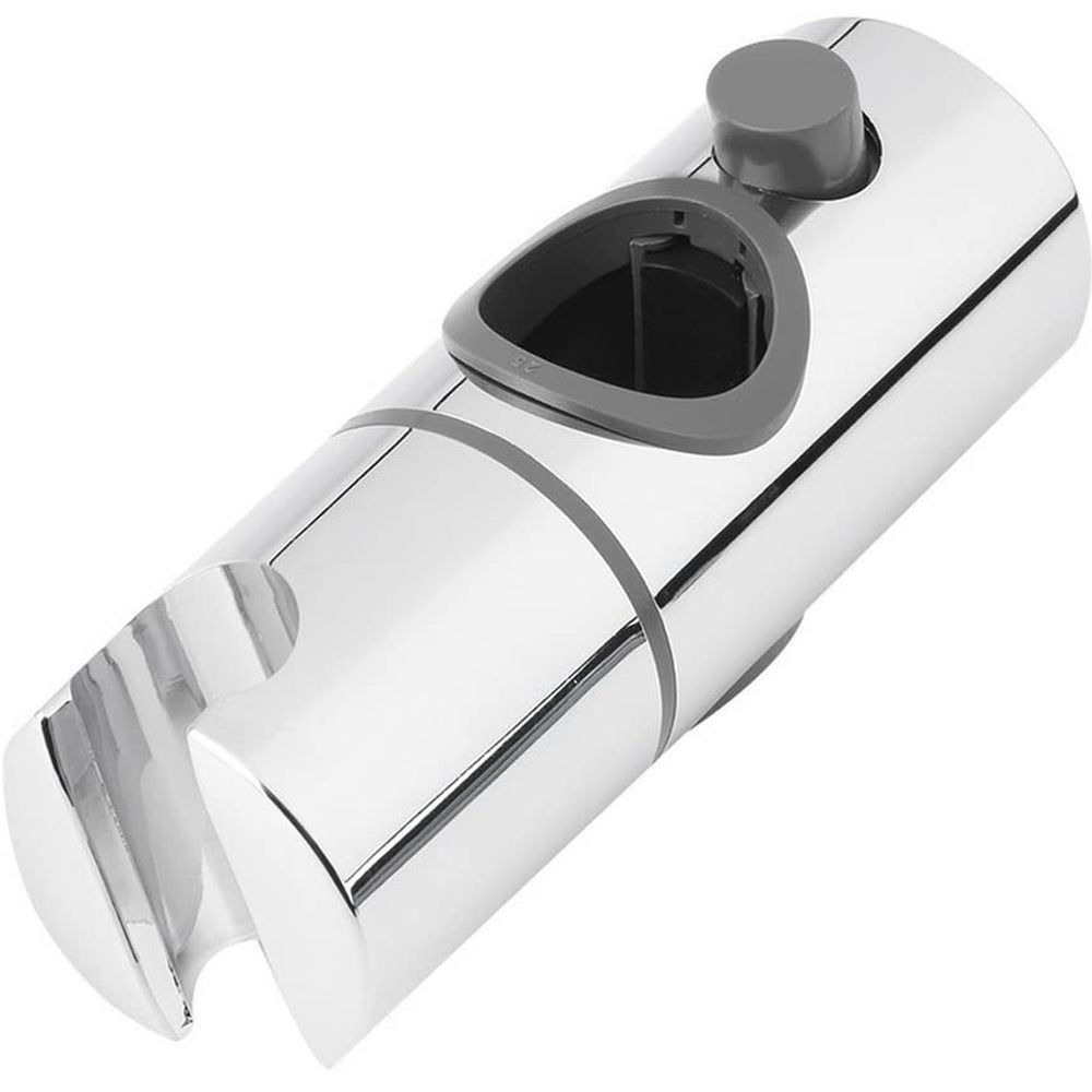Przesuwny uchwyt na słuchawkę prysznicową do drążka prysznicowego 22 mm, chromowany