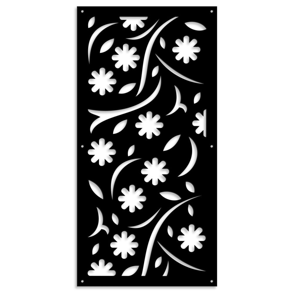 JESIEŃ - Panel perforowany z PCV - Parasol czarny 73X148 cm, grubość 1 cm