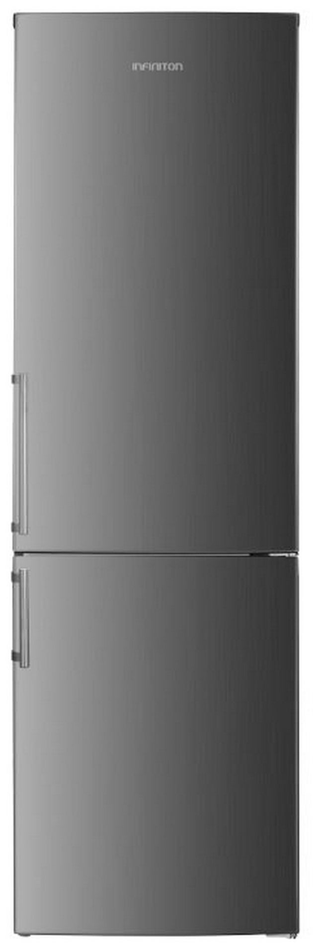 Frigorífico Combi Infiniton FGC-A184INF, 253 litros, 180 cm, No Frost Total, E, aço inoxidável