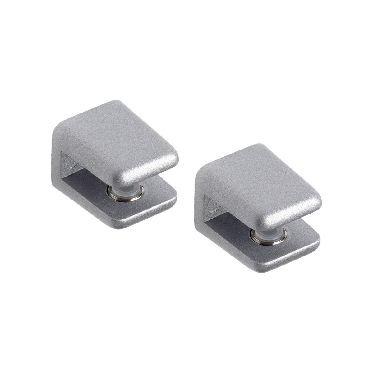 Lot De 48 Supports D’étagère Pour Lattes Econoco - Chrome 16 Pouces, Métal Robuste
