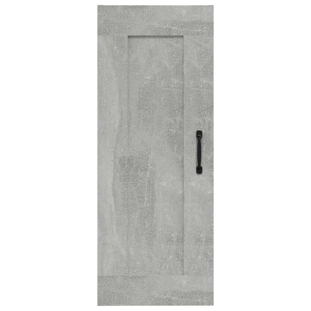 Meuble de rangement | Armoire suspendue Gris béton 35x34x90 cm Bois d'ingénierie326291 - 5