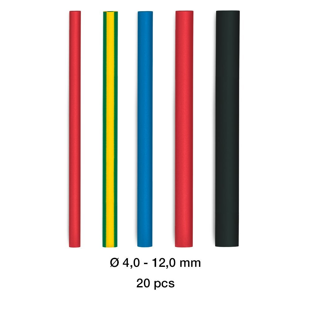 STEINEL Gaine thermorétractable III - ∅ 4,0 – 12,0 mm - 4