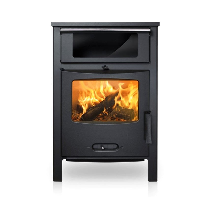 Piec opalany drewnem z piekarnikiem Lacunza model Sagra CH 9 KW