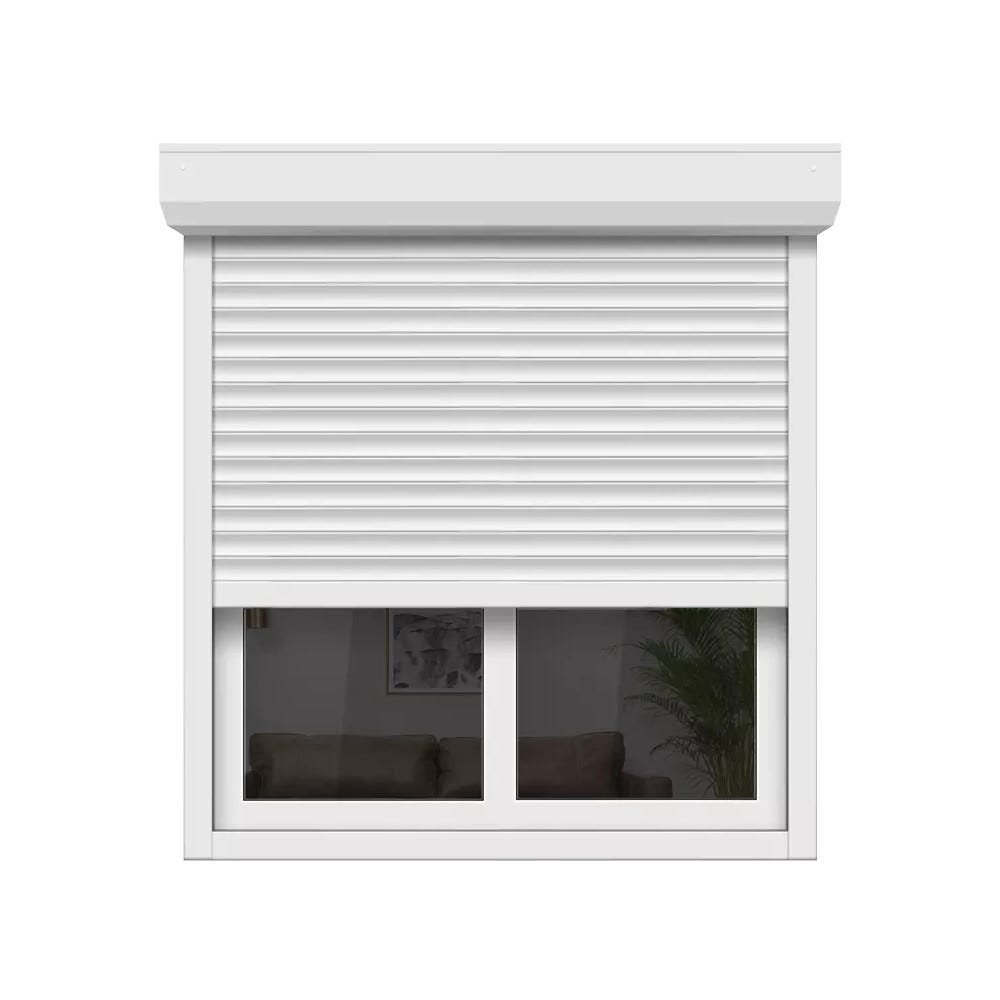Lame de tablier pour volet roulant Schellenberg Mini h 37 x L 1200 mm, blanc - Luxembourg Lame de tablier pour volet roulant Schellenberg Mini h 37 x L 1200 mm, blanc - Luxembourg