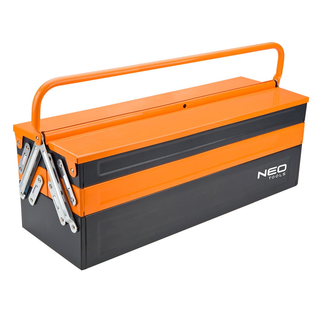 Neo Tools Caja De Herramientas De Metal, Almacenamiento Seguro, Top-84-101 , Leroy Merlin