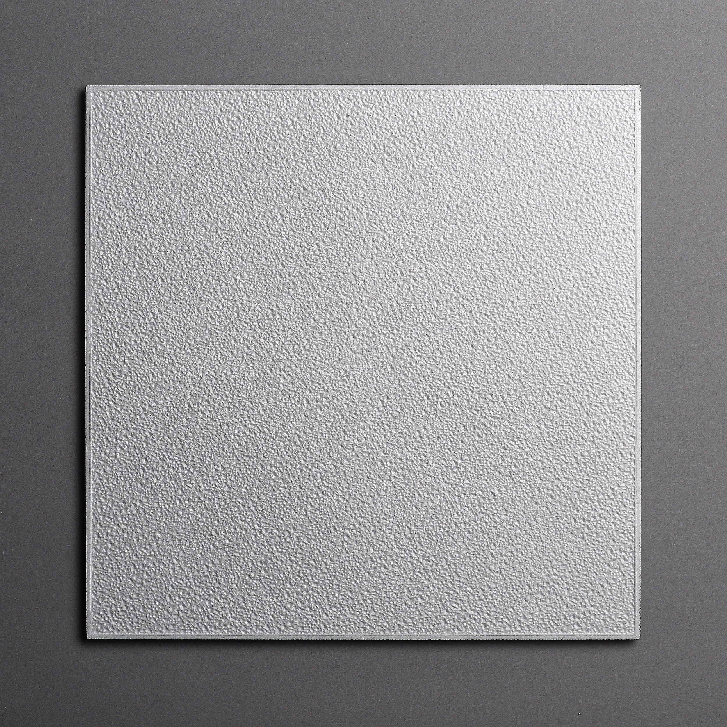 DECOSA Dalle de plafond TURIN - polystyrène - blanc - effet crépi - 50 x 50 cm - 2 sachets (=4 m2) - 2