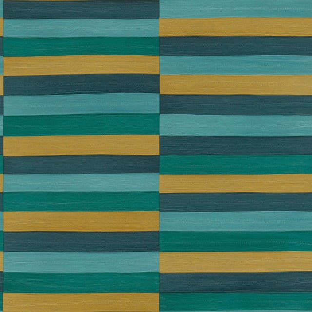 Papier peint intissé Rasch aspect cuir turquoise foncé Club 418736