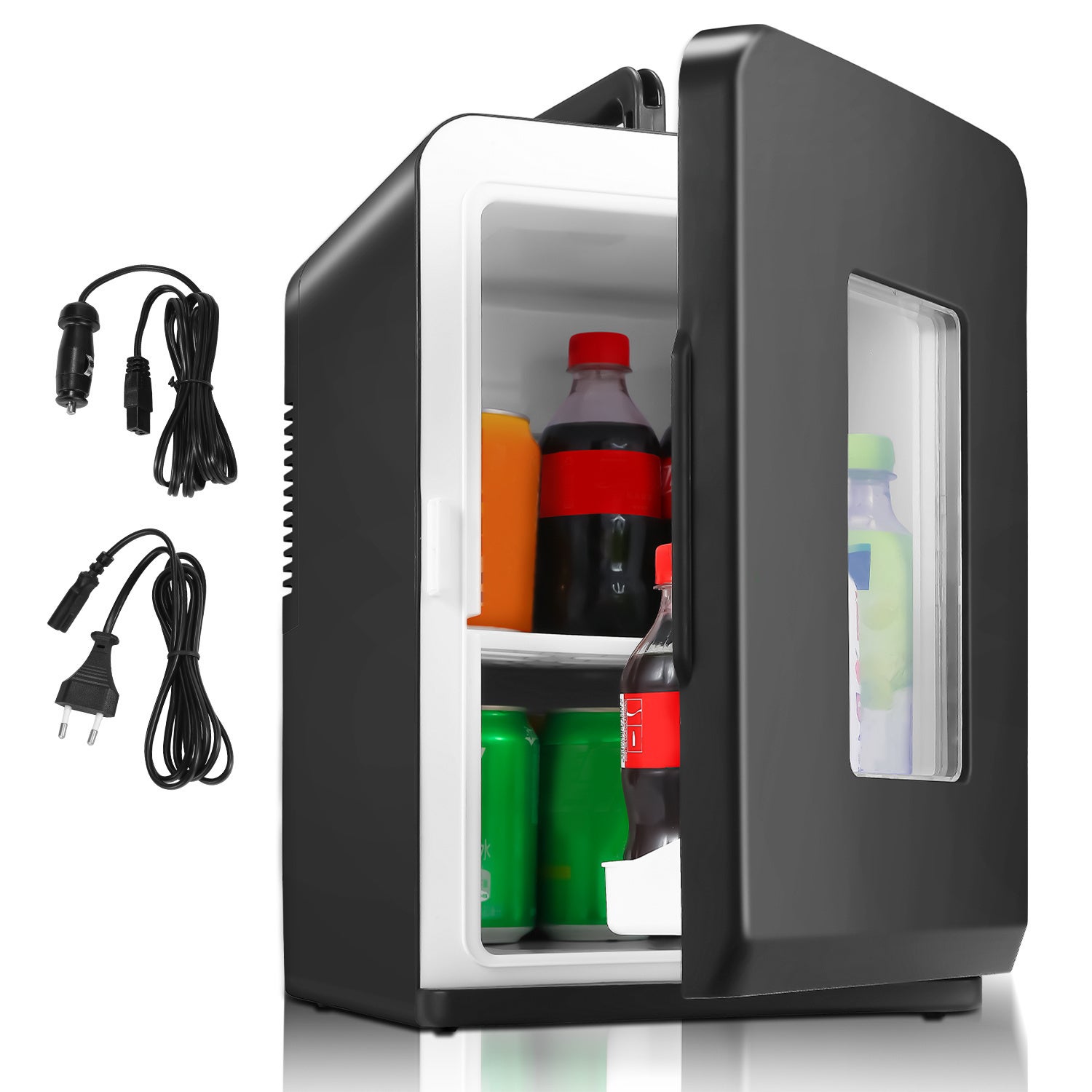 Mini frigorifero da 15 litri - portatile con funzione 2 in 1 230V/12V e ...