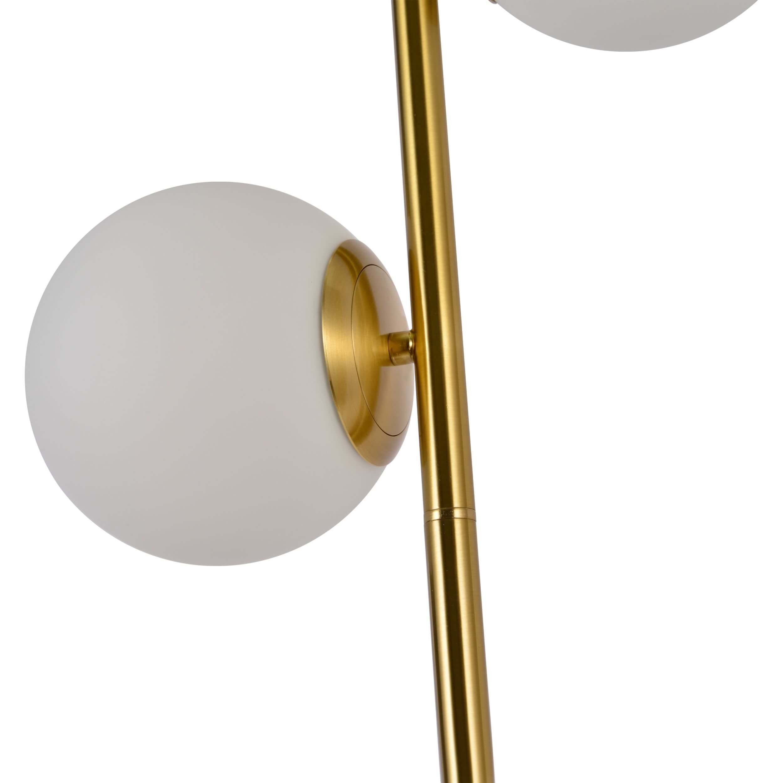 Lampa podłogowa stojąca Dorado złoto-biała 3xE14x40W wym: 160 x 30 x 30 cm metal Light Prestige - 8