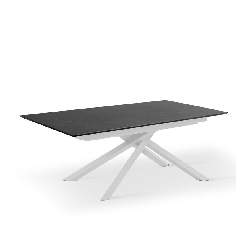 Xavier - Stół rozkładany (170/270 x 90 cm) w kolorze białym HPL