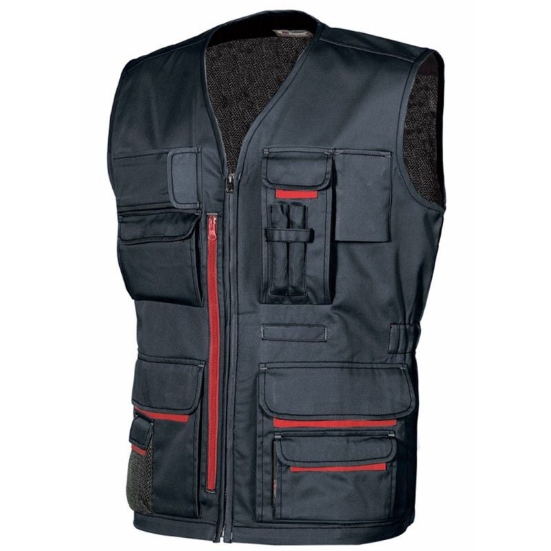 Chaqueta U-Power Enjoy Modelo WARM – Color Azul Oscuro, Talla 4XL, Unisex – Forro Polar, Ideal Para Trabajo Al Aire Libre O Actividades En Frío