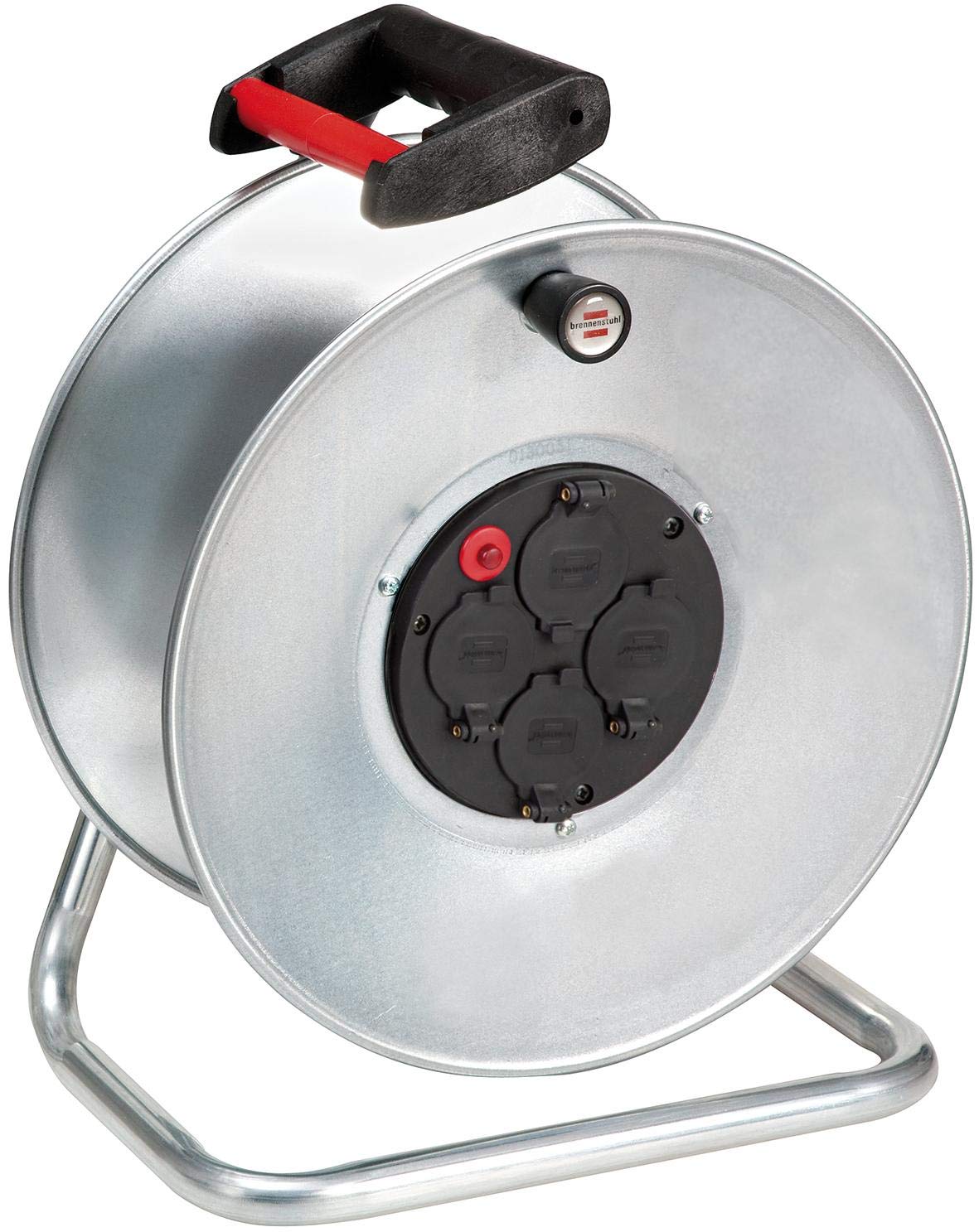 Avvolgicavo Brennenstuhl Garant S IP44 - Cavo Con 3 Prese Da 25m, Resistente A Pioggia E Uso Esterno - Foto 3