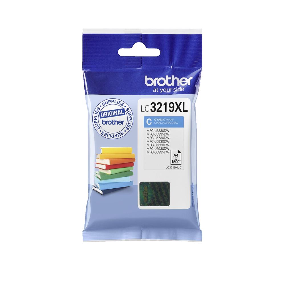 Kaseta z tuszem Brother LC Błękitny XL 1500 stron Pigment