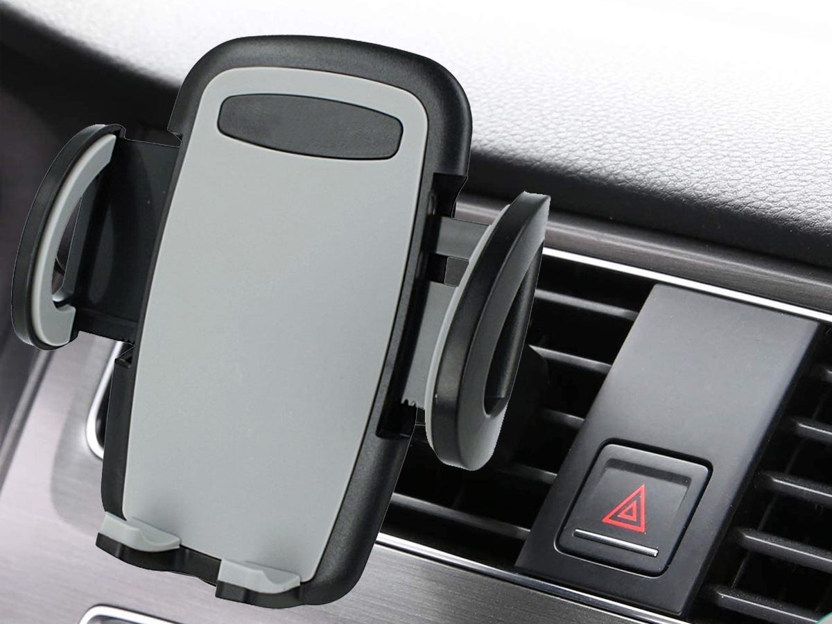 S.P.F. - Porta Cellulare Da Auto Per Bocchette Aria Universale Smartphone E Gps Nero S El 05791 - Foto 4