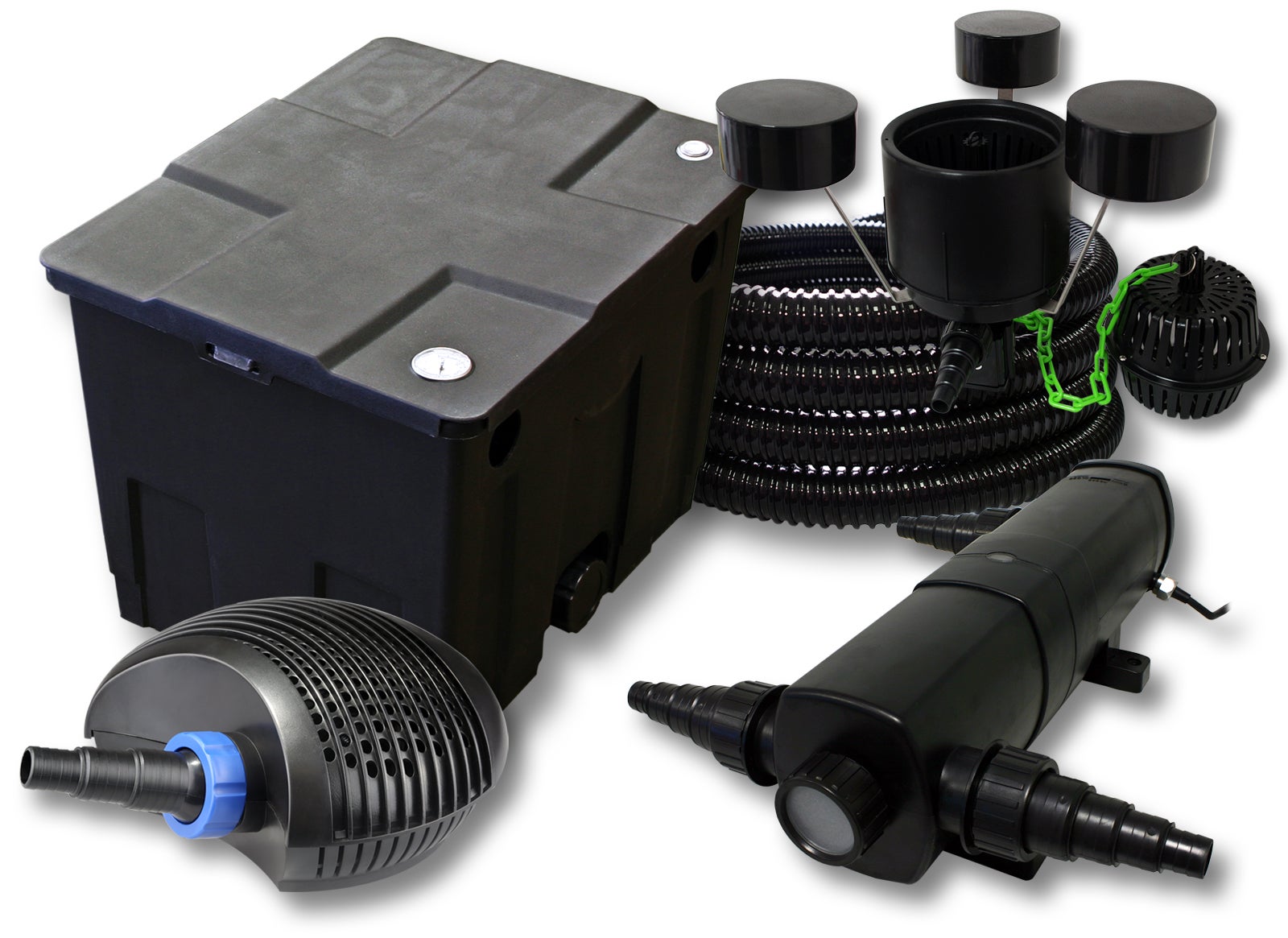 SunSun filtro 12.000l Estanque con 36W Clarificador CTF Eco Bomba con