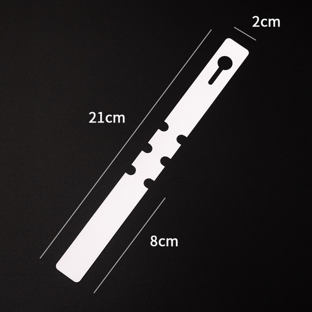 Opakowanie 100 białych plastikowych etykiet na rośliny i drzewa (2 x 20 cm)