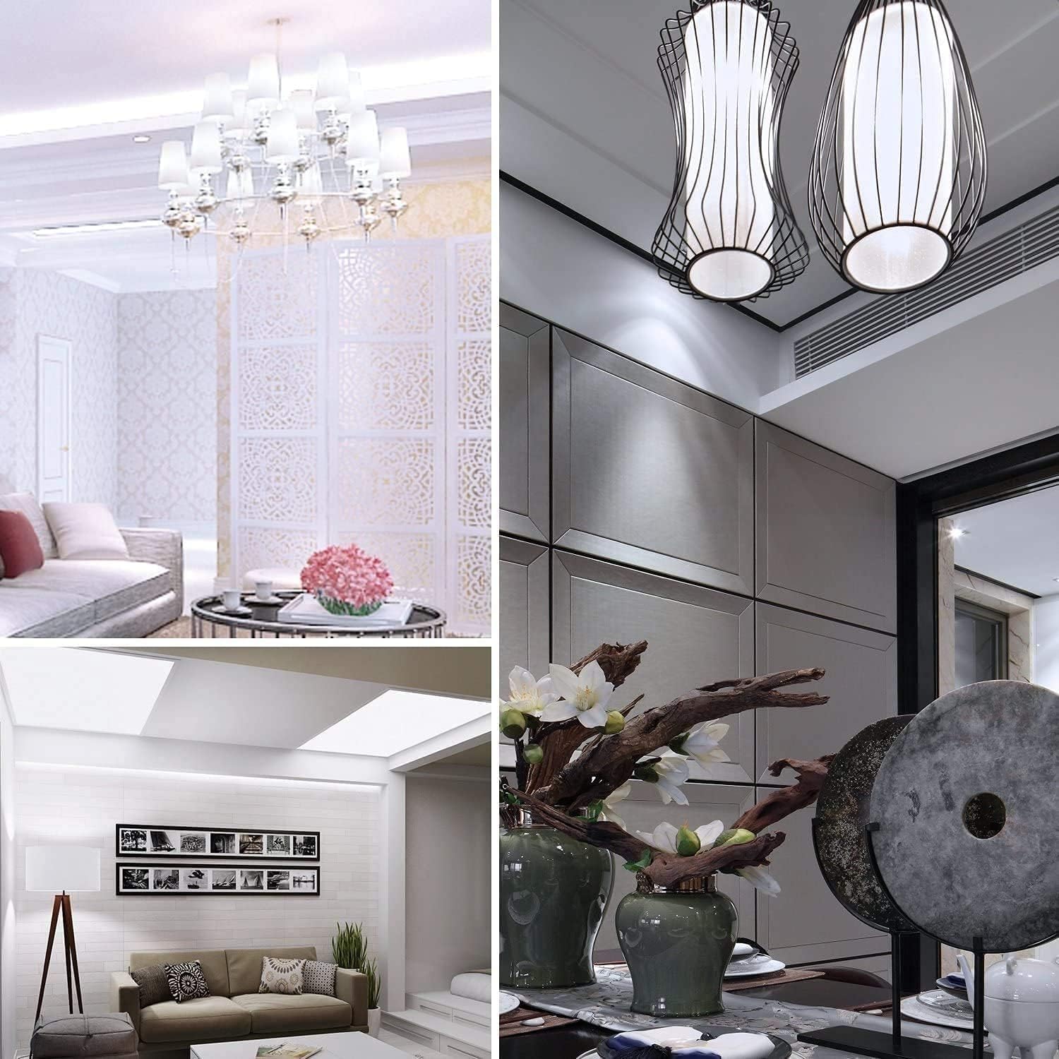 Lot de 4 Ampoule LED E27 Blanc Froid 12W Équivalent Éclairage 100W Ampoules LED Intérieur 6000k 1450lm Sans Scintillement Gros Culot à Vis E27 Maïs - 4