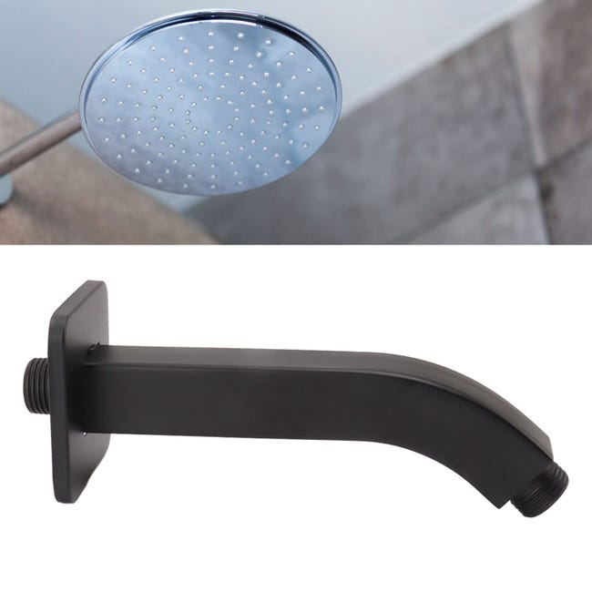Braccio Estensibile Per Doccia In Ottone Massiccio 40,6 Cm - Prolunga Regolabile In Altezza E Angolo Con Viti Di Bloccaggio, Filettatura Standard