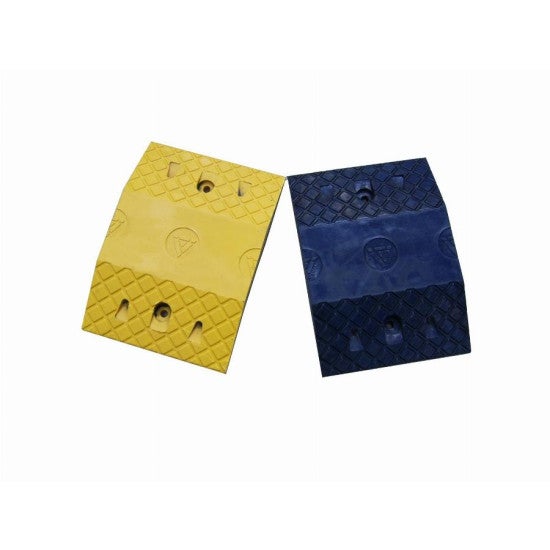 Ralentisseur De Route Noir Et Jaune - 25x35x5cm - Pour écoles, Parkings Et Zones Résidentielles