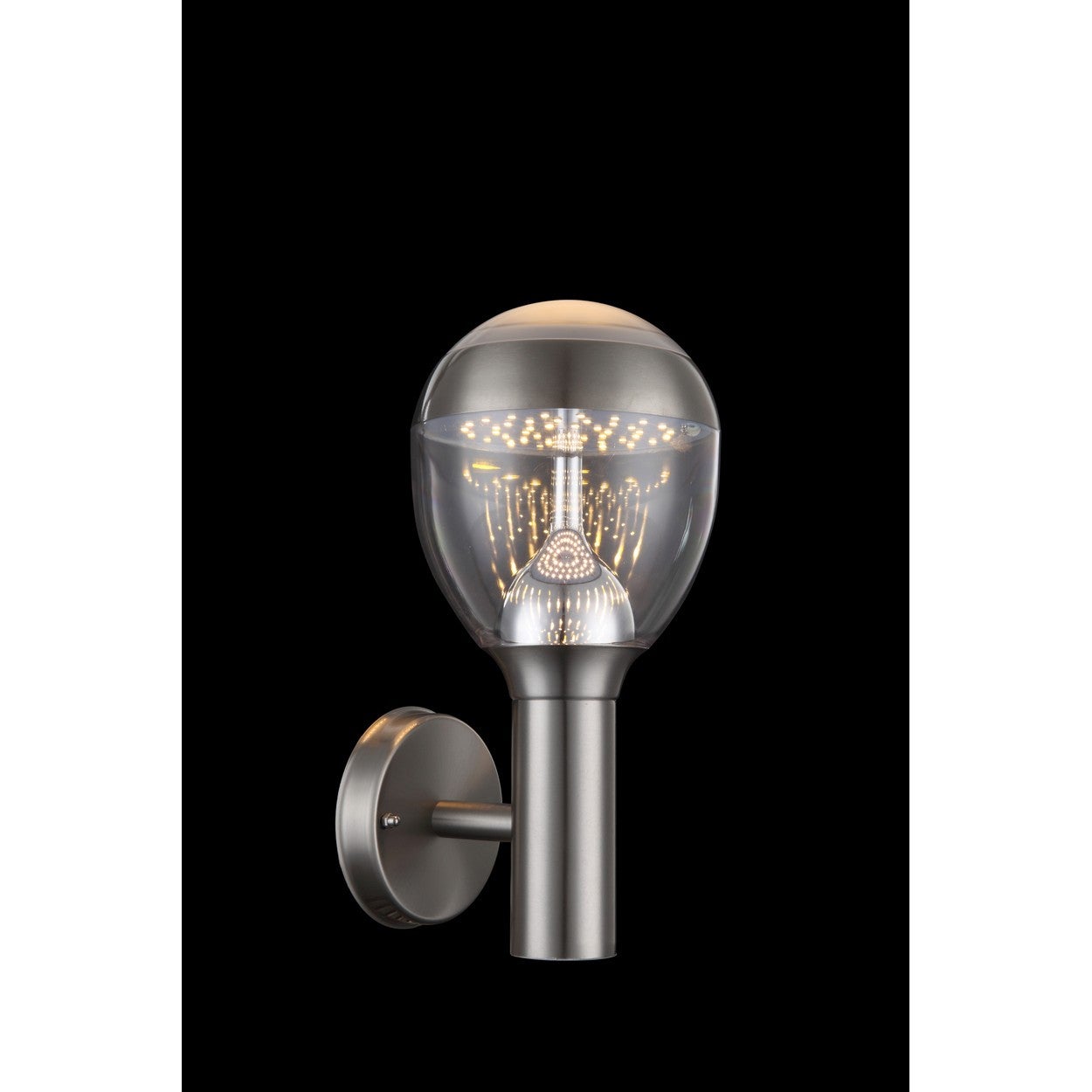 Globo Callisto Lampada da parete moderna per esterni in acciaio inox IP44 LED 3000K - 2