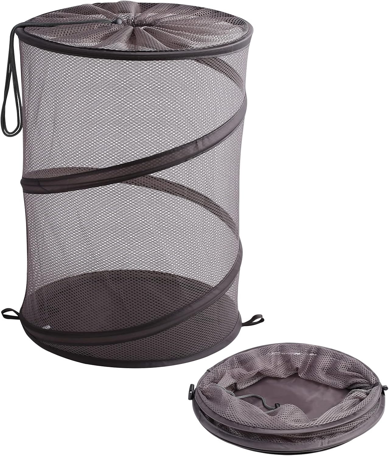 Panier à Linge, Panier De Rangement à Linge, Corbeille à Linge Pliable Ovale, Capacité De 27 L