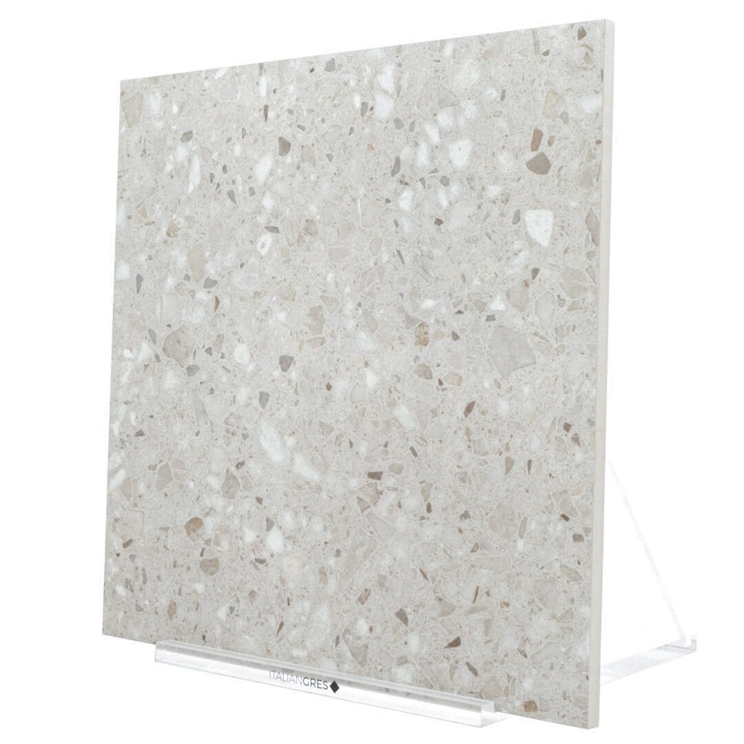 Terrazzo Tono su Tono Perla - Piastrelle 60x60 cm 9 mm - SFR 3001 60x60 MATT R10 9 mm - 6