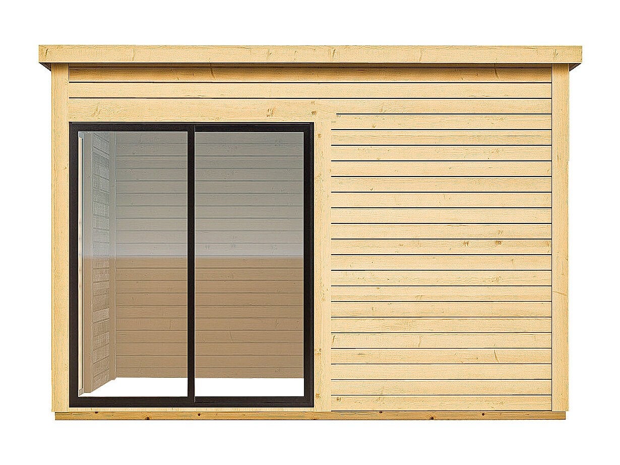 Studio de jardin en bois 10,2 m² - Epaisseur 45 mm - SYLVANA - 2