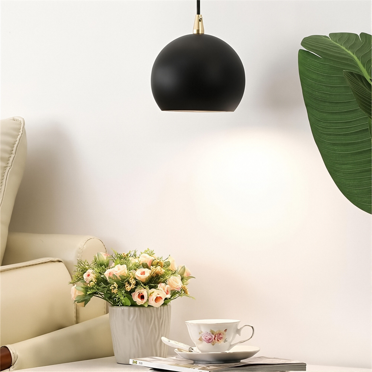 Lustre simple de style nordique E27, plafonnier de bar, plafonnier de ...