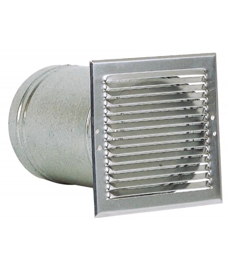 Sortie De Ventilation Murale Extérieure Avec Capot Et Clapet Anti-retour - Blanc ABS, 150 Mm, Pour Cuisine, Salle De Bain Et VMC - 6