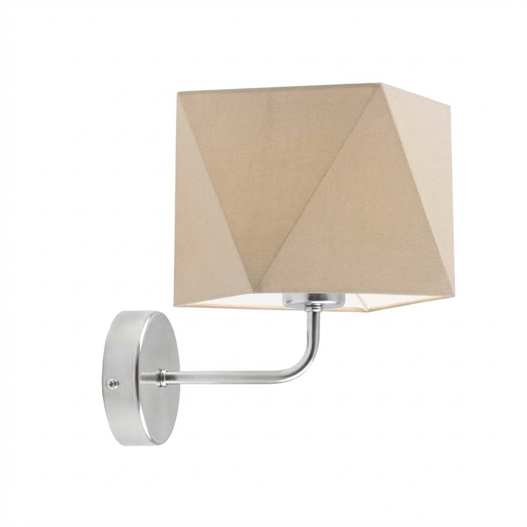 Kinkiet lampa ścienna lampa na ścianę z abażurem diament BURNE