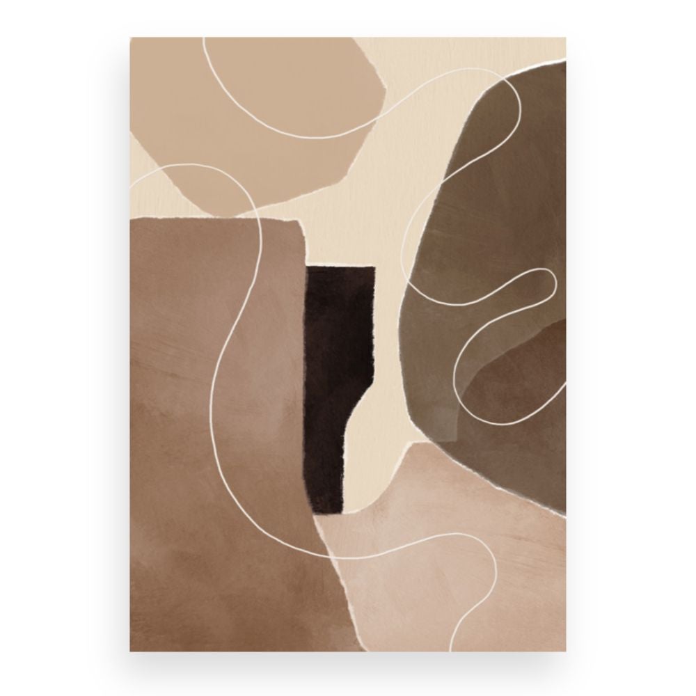 Toile Formes abstraites / 50x70cm / Fabriqué en France / DADA ART - 3