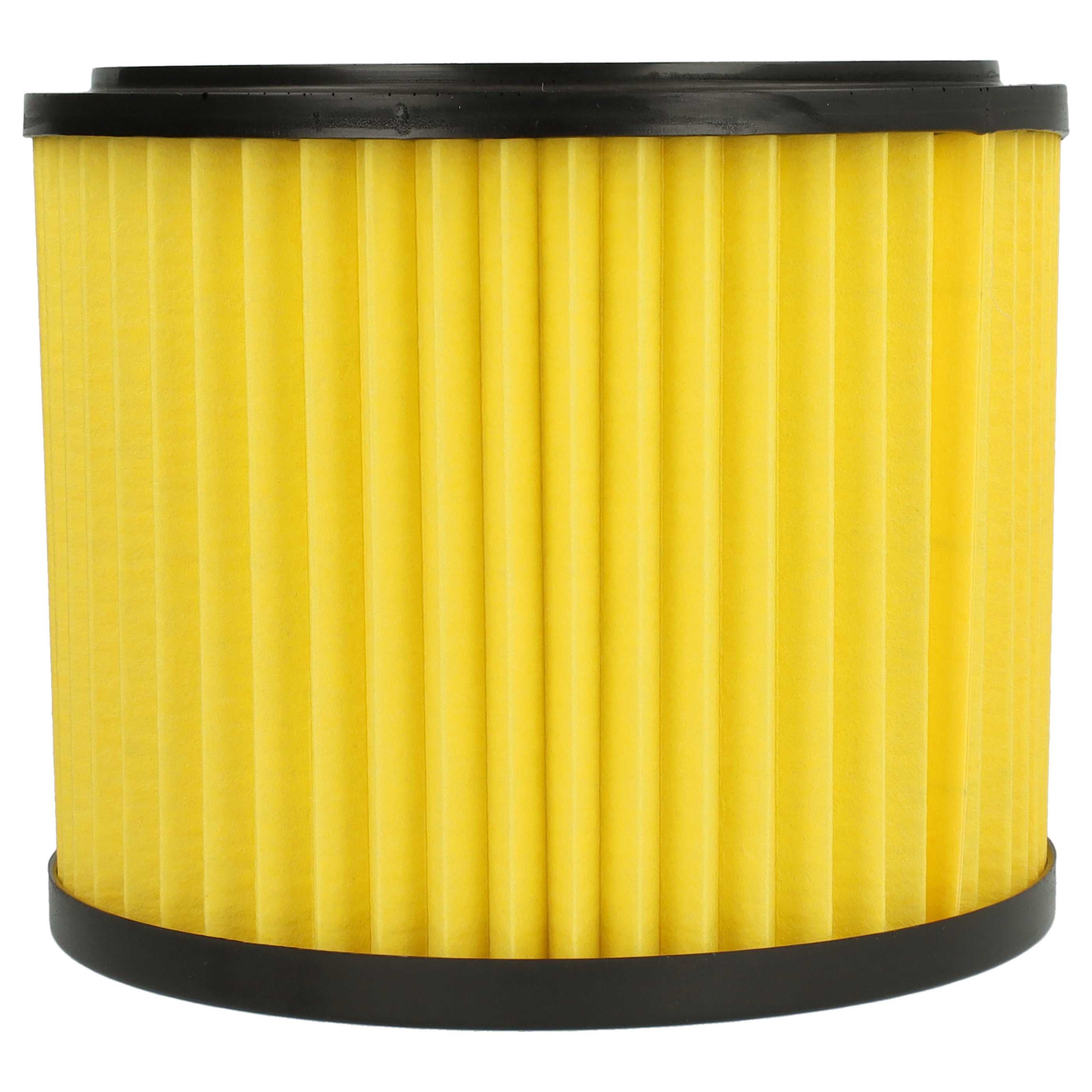Filtro A Pieghe Piatte Vhbw Per Aspirapolvere Einhell – Inox 1500, RT-VC 1600 E, TC-VC 1820 SA – Giallo
