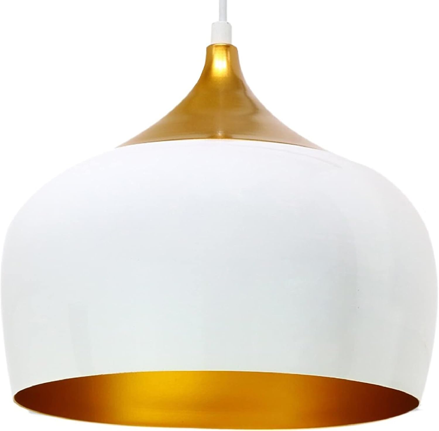 U-Do Lustre Suspension Luminaire Vintage 25cm Lampe Cage forme Diamant en Métal Doré pour Salon Couloir - Maison